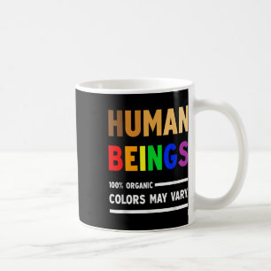 Caneca De Café Seres Humanos Cores Orgânicas A 100% Podem Variar