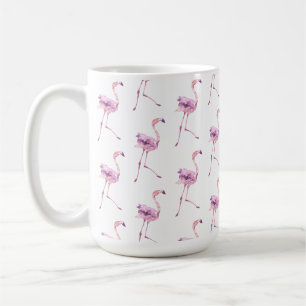 Caneca De Café Série Flamingo Ternura Design 5 