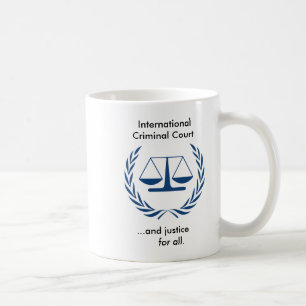 Caneca De Café Série internacional do Tribunal Penal