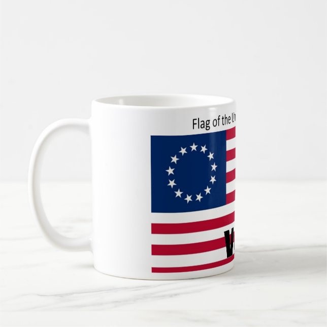 Caneca De Café Série Patriot Flag Hat (Esquerda)
