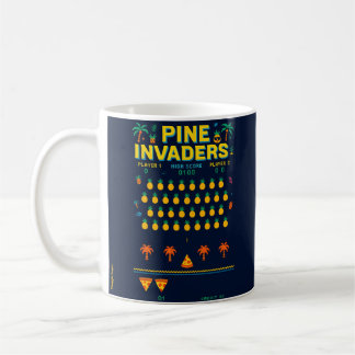 Caneca De Café Série Pine Invaders-Pineapple Empire Retro Games