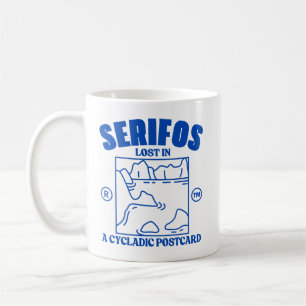 Caneca De Café Sérifos: perdido num cartão-postal cicladico