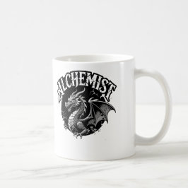 Caneca De Café Serpente Alada do Alquimista