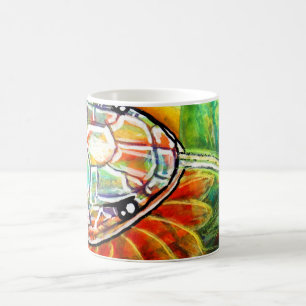 Caneca De Café Serpente Arco-íris