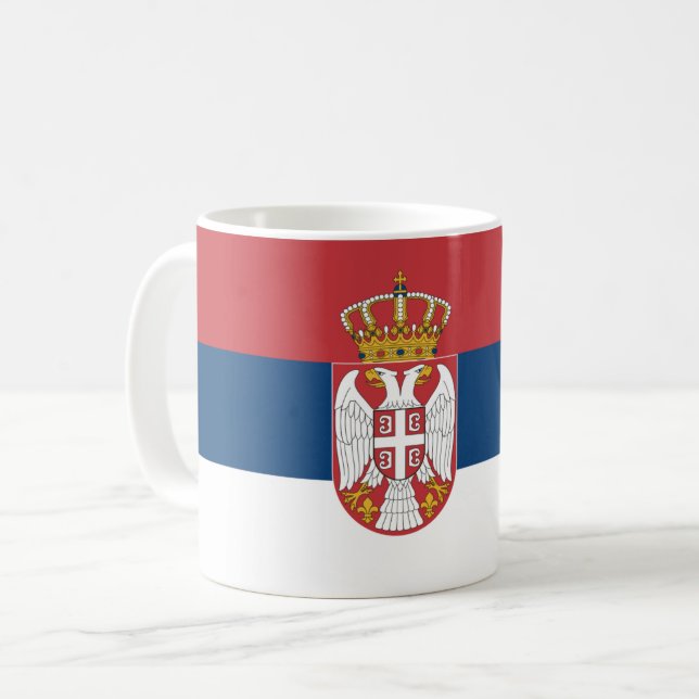 Caneca De Café Sérvia (Frente Esquerda)