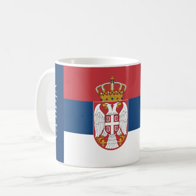 Caneca De Café Sérvia (Frente Esquerda)
