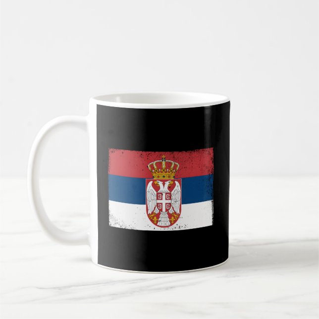 Caneca De Café Sérvia Sérvia Sérvia Sérvia Sérvia Sérvia Sérvia S (Esquerda)