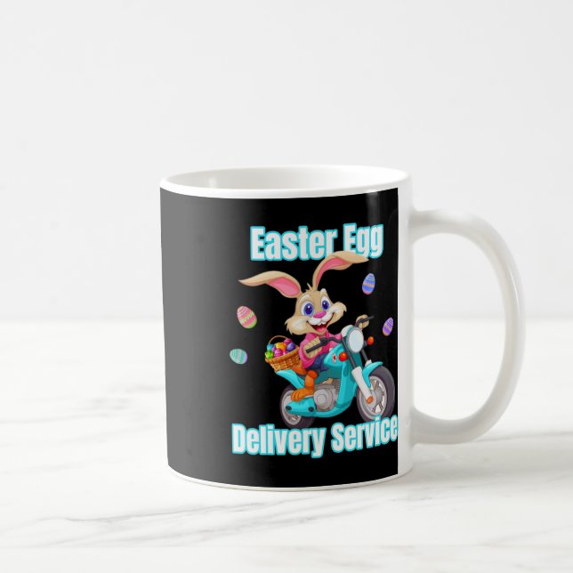 Caneca De Café Serviço de Entrega de Ovos de Páscoa para Pais Mãe (Direita)
