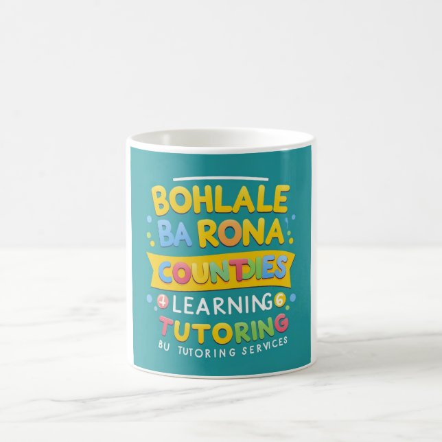 Caneca De Café Serviços de Tutoria "Bohlale Ba Rona" (Centro)
