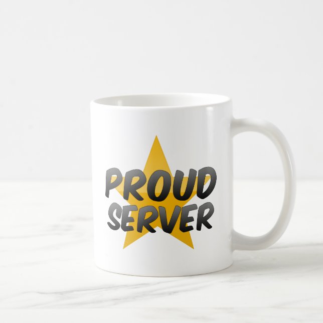 Caneca De Café Servidor orgulhoso (Direita)