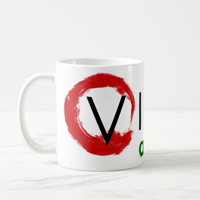 Caneca De Café Sessões Vitais de Arte Mug (Esquerda)