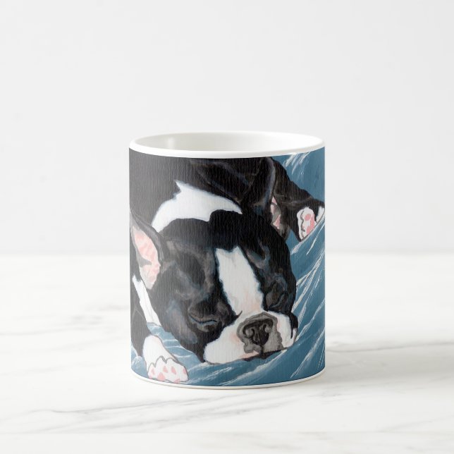 Caneca De Café Sesta de Boston Terrier (Centro)