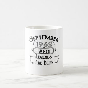 Caneca De Café Setembro De 1962 Quando As Legendas São Nasceres