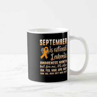 Caneca De Café Setembro é guerra de conscientização da leucemia n