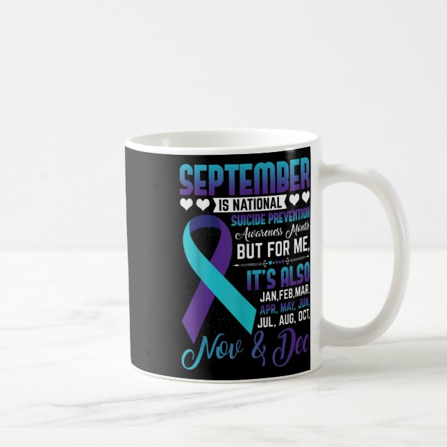 Caneca De Café Setembro É Sensibilização Nacional Para A Prevençã (Direita)