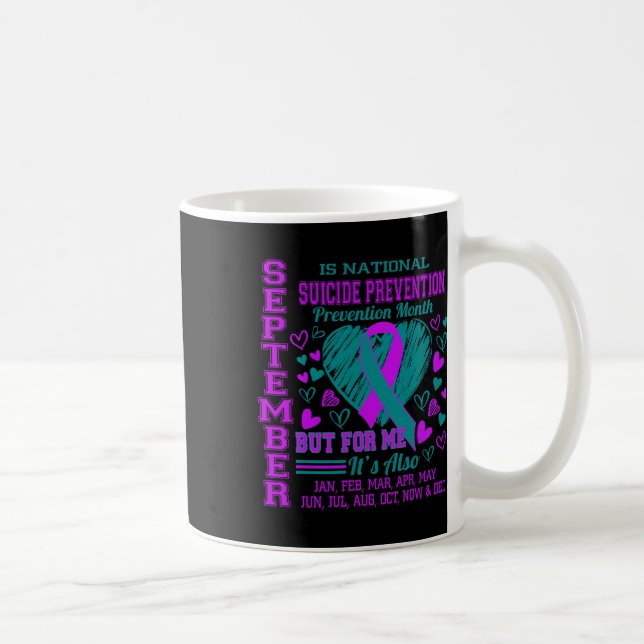 Caneca De Café Setembro É Sensibilização Nacional Para A Prevençã (Direita)