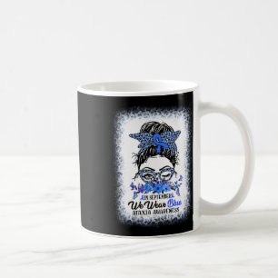 Caneca De Café Setembro Vestimos Azul Ataxia Sensibilização Mensa