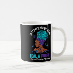 Caneca De Café Setembro Vestimos Prevenção ao Suicídio de Roxo Te