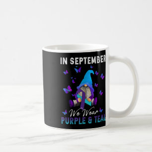 Caneca De Café Setembro Vestimos Prevenção ao Suicídio de Roxo Te