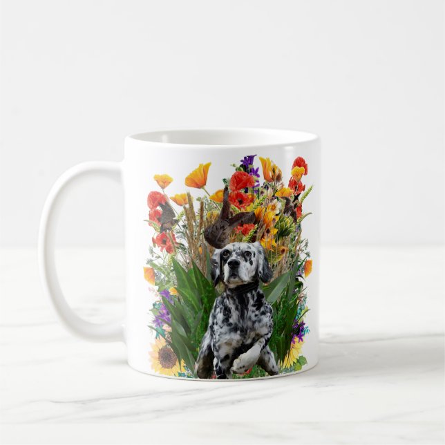 Caneca De Café Setter Inglês (Esquerda)
