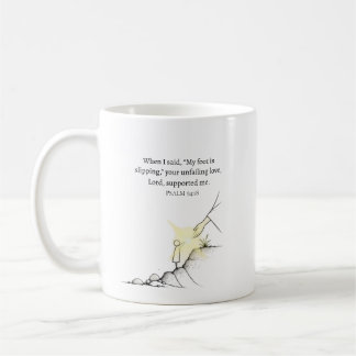 Caneca De Café Seu Amor Inabalável Me Sustenta - Salmo 94:18