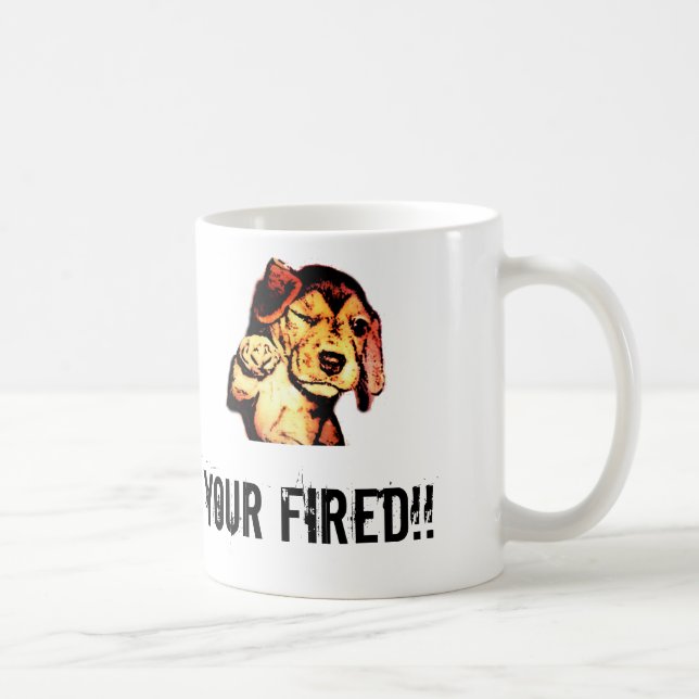 Caneca De Café Seu ateado fogo!!! (Direita)