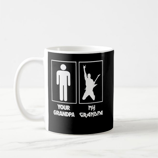Caneca De Café Seu Avô Meu Avô Violão (Esquerda)