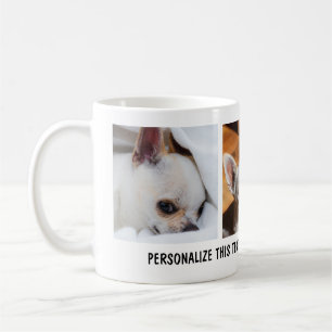 Caneca De Café Seu cão de estimação, chihuahua, fotos personaliza