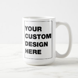 Caneca De Café Seu design ou logotipo personalizado