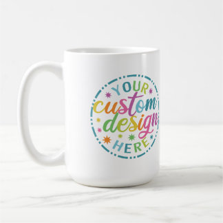 Caneca De Café Seu Design Personalizado Aqui Merece