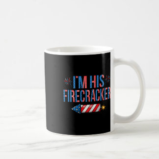 Caneca De Café Seu Firecracker Em 4 De Julho Cortante Casal W