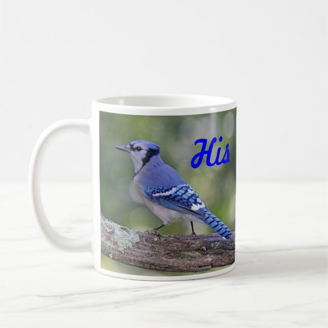 Caneca De Café Seu Jay Azul (Esquerda)