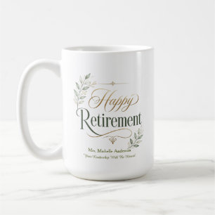 Caneca De Café Seu Liderazgo Será Sentido Nome Personalizado