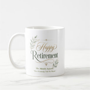 Caneca De Café Seu Liderazgo Será Sentido Nome Personalizado