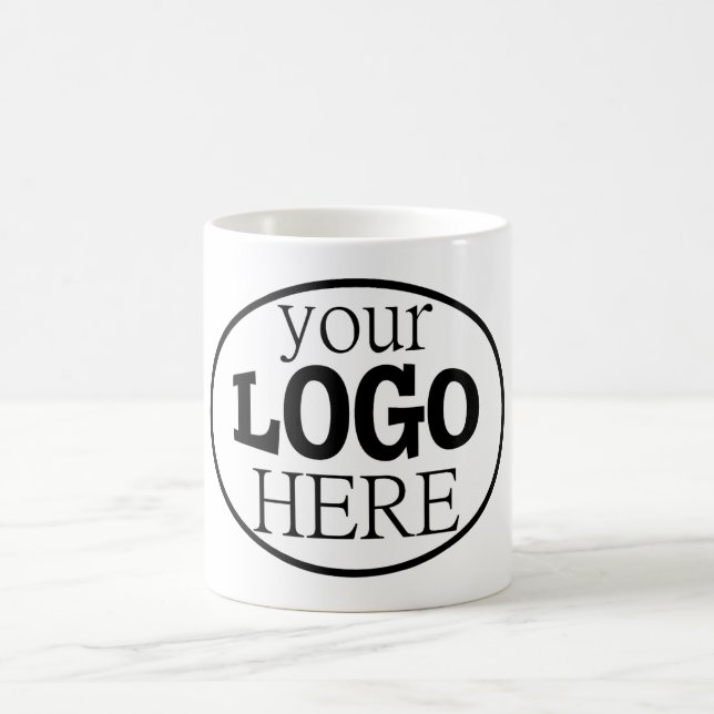 Caneca De Café Seu Logotipo Comercial Personalizado (Centro)