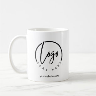 Caneca De Café Seu logotipo e Mug de café personalizável no site