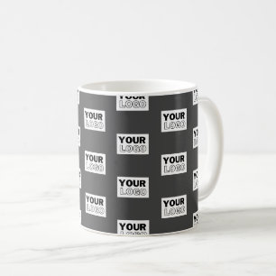 Caneca De Café Seu logotipo empresarial ou design de imagem em la