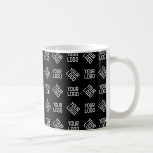 Caneca De Café Seu Logotipo Logotipo Alternado Único ou Design