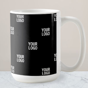 Caneca De Café Seu logotipo ou qualquer imagem Listras diagonai