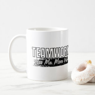 Caneca De Café Seu Logotipo Trabalho em Equipe Motivacional Equip