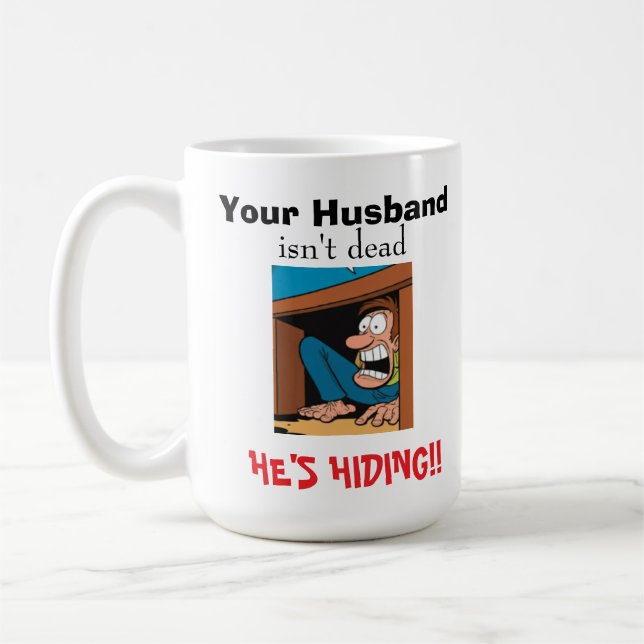 Caneca De Café Seu Marido Mug (Esquerda)