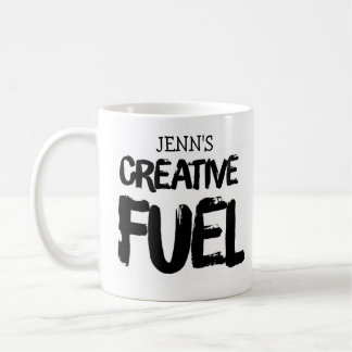 Caneca De Café Seu Nome Creative Fuel Coffee Mug
