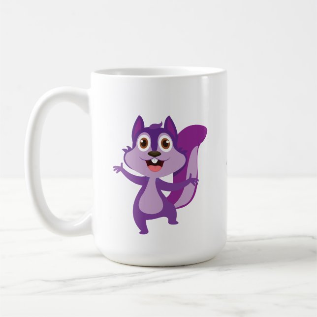 Caneca De Café Seu nome é Purple Squirrel Office (Esquerda)