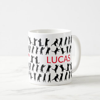 Caneca De Café SEU NOME Pergunte-me sobre meus gatos.