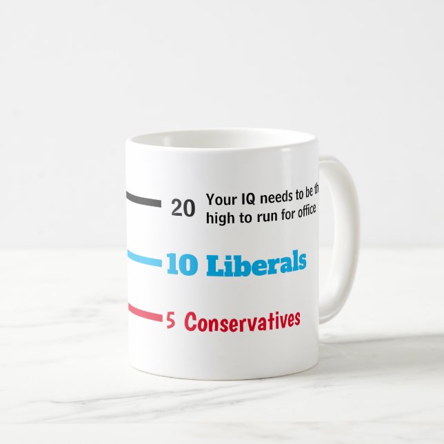 Caneca De Café Seu QI precisa ser alto para trabalhar no escritór (Frente Esquerda)