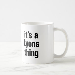 Caneca De Café seu uma coisa de lyons