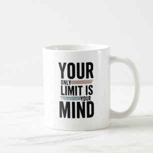 Caneca De Café Seu Único Limite É o Seu Café Motivacional
