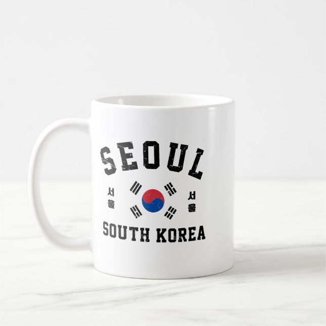 Caneca De Café Seul Coreia do Sul  (Esquerda)