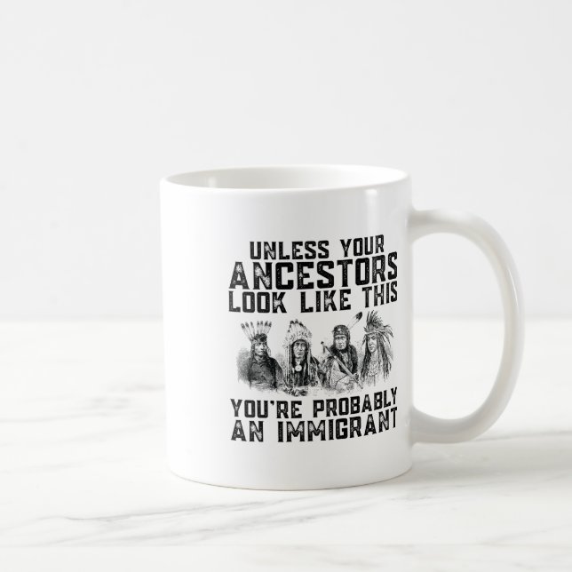 Caneca De Café Seus Ancestrais se parecem com isso Você provavelm (Direita)