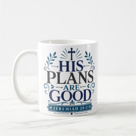 Caneca De Café Seus Planos São bons Cota Daily Devotional